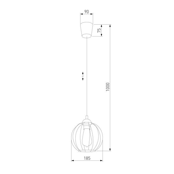 Подвесной светильник TK Lighting 1644 Galaxy 1