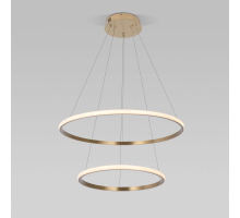 Подвесной светодиодный светильник Eurosvet Collars 90264/2 латунь