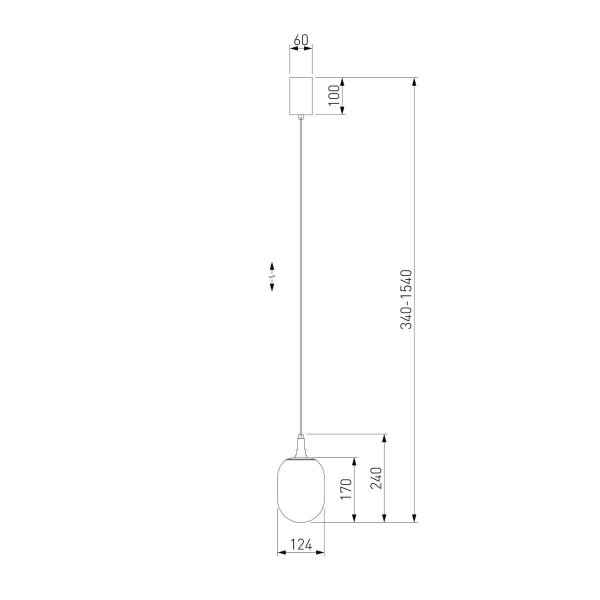 Подвесной светильник Eurosvet Pineapple 50266/1 прозрачный