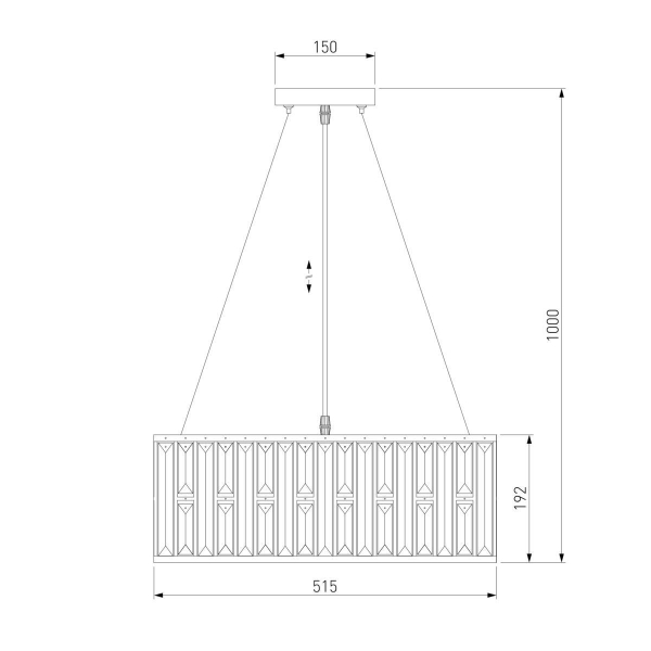 Подвесная люстра Bogates 299/5 Strotskis