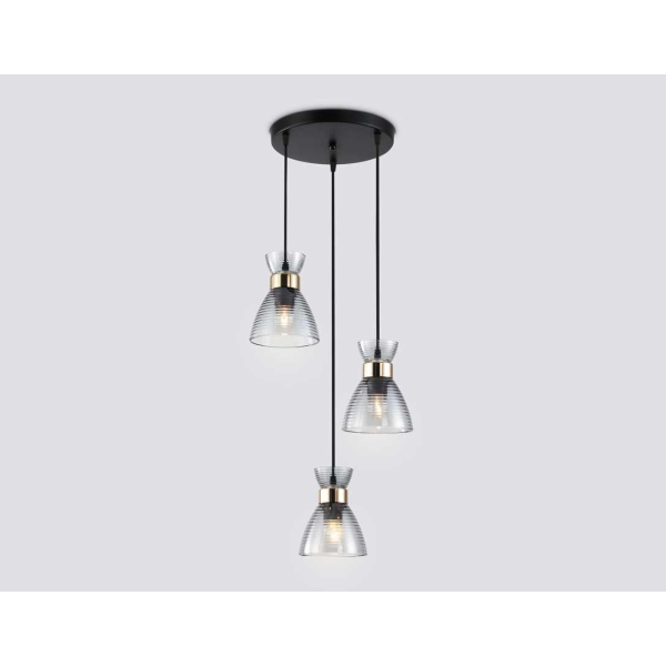 Светильник подвесной со стеклянными плафонами Ambrella light Traditional TR3408