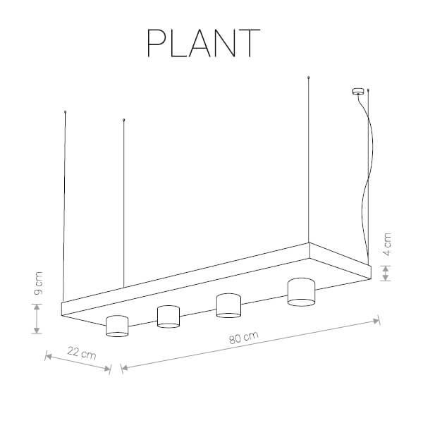Подвесной светильник Nowodvorski Plant 9382 Подвесной светильник Nowodvorski Plant 9382
