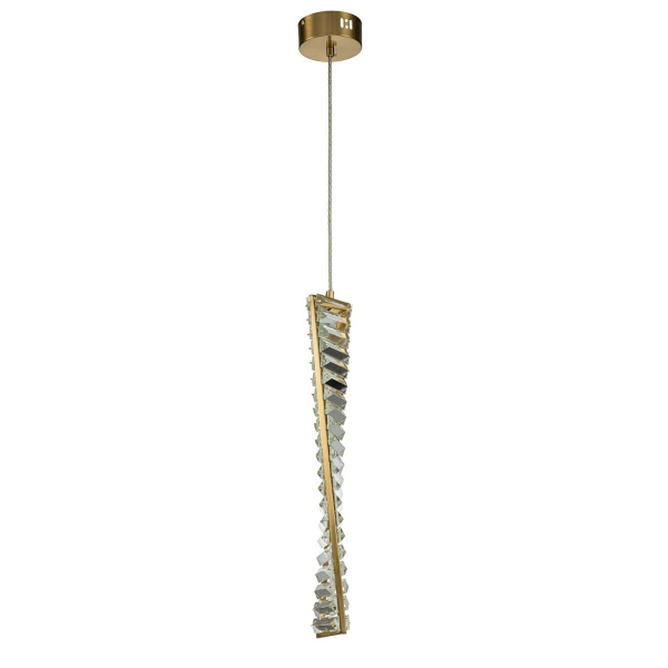 Подвесной светодиодный светильник Indigo FRIZZANTE 12015/1P Brass V000043L Подвесной светодиодный светильник Indigo FRIZZANTE 12015/1P Brass V000043L