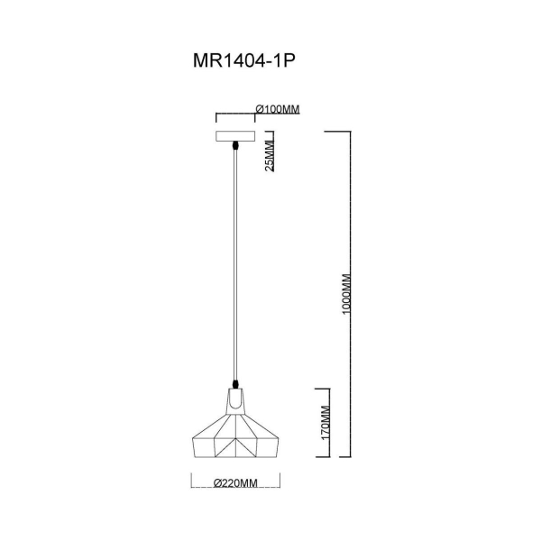 Подвесной светильник MyFar Brigitte MR1404-1P