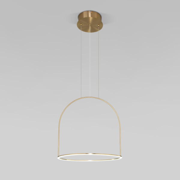 Подвесной светодиодный светильник Eurosvet Over 90322/1 латунь