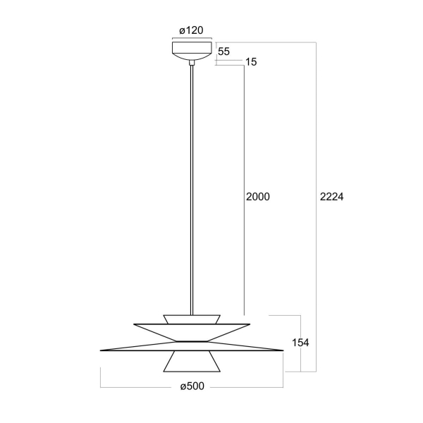 Подвесной светильник Mantra Estrella 9438