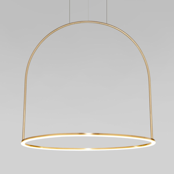 Подвесной светодиодный светильник Eurosvet Over 90322/1 латунь