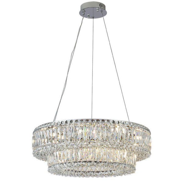 Подвесной светильник Newport Valencia 8450+18/S chrome М0070078 Подвесной светильник Newport Valencia 8450+18/S chrome М0070078
