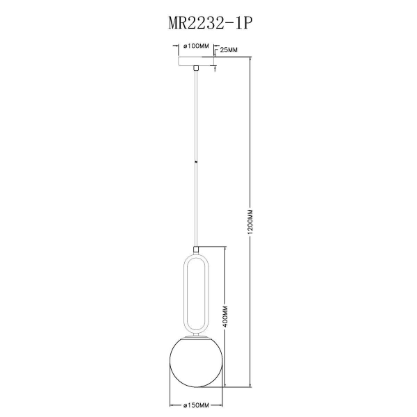 Подвесной светильник MyFar Pierre MR2232-1P