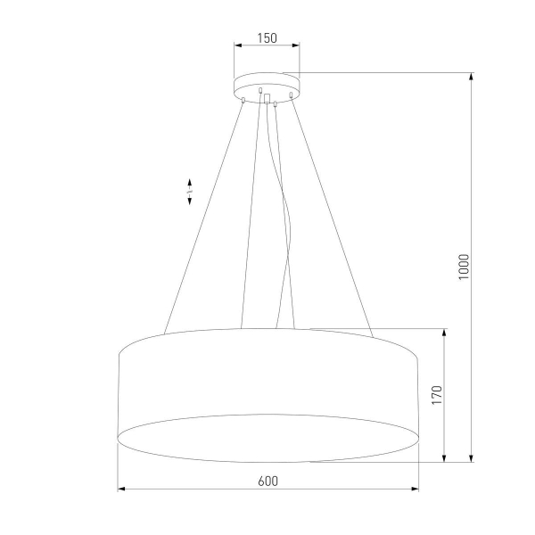 Подвесной светильник TK Lighting 1037 Rondo Подвесной светильник TK Lighting 1037 Rondo
