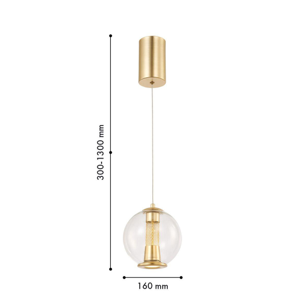 Подвесной светодиодный светильник Favourite Boble 4551-1P