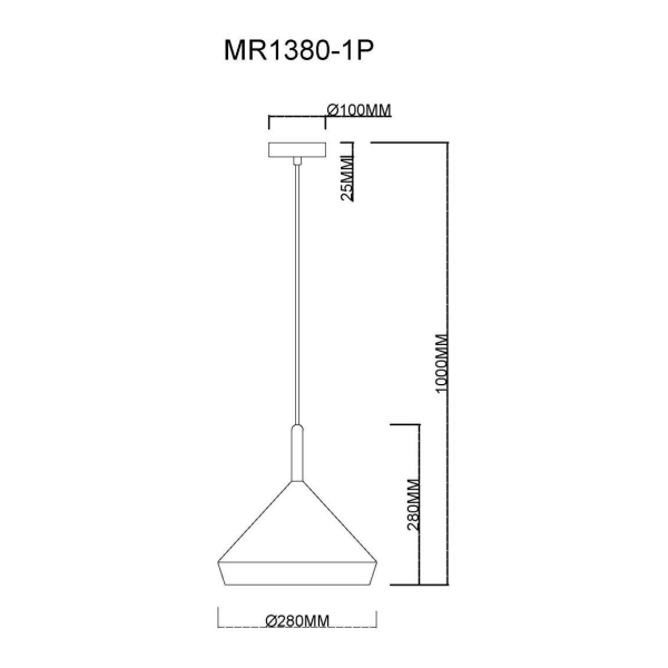 Подвесной светильник MyFar Adele MR1380-1P