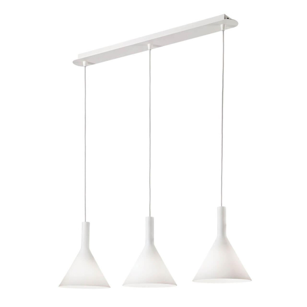 Подвесной светильник Ideal Lux Cocktail SP3 Bianco 074245