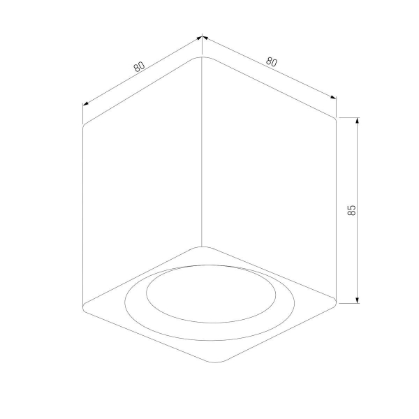 Потолочный светодиодный светильник Elektrostandard Matrix 25051/LED a065286