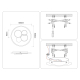 Потолочный светодиодный светильник Ambrella light Comfort LineTech FL4803