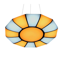Потолочный светодиодный светильник Ambrella light Orbital Parrus FP2313L WH 114W D480