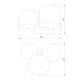 Потолочный светильник TK Lighting 4392 Mona Gray
