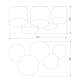 Потолочный светильник TK Lighting 4394 Mona Gray