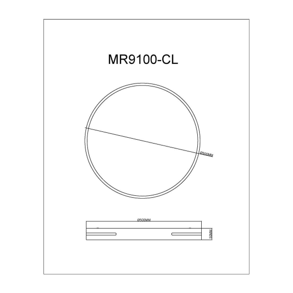 Потолочный светодиодный светильник MyFar Ceiling Oberon MR9100-CL