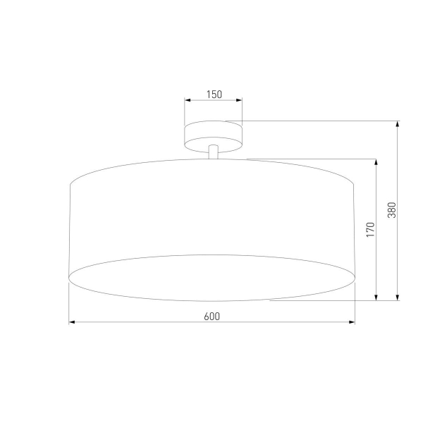 Потолочный светильник TK Lighting 4245 Rondo Black