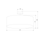Потолочный светильник TK Lighting 4245 Rondo Black