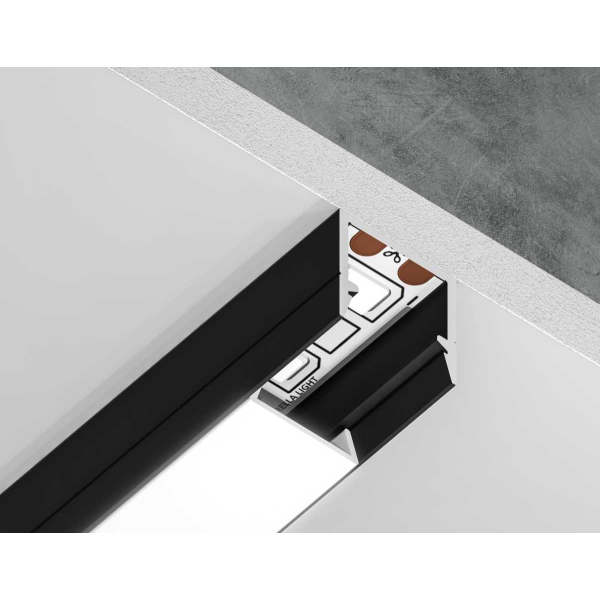 Профиль алюминиевый накладной AMBRELLA LIGHT ILLUMINATION GP1650BK