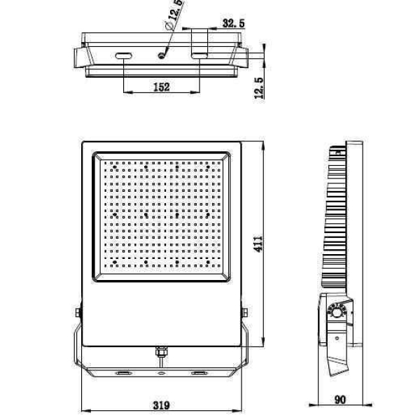 Прожектор светодиодный Deko-Light Atik 200W 5000K 732100