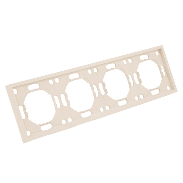 Рамка Stekker, PFR00-5004-08 4-местная Эмили, кашемир, soft touch 49913