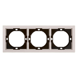Рамка 3-местная, Stekker Мия, PFR00-3003-08, пудровый жемчуг 50488