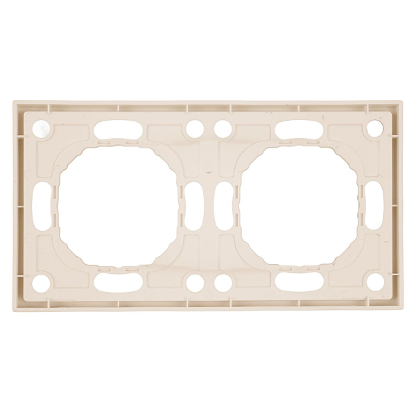 Рамка Stekker, PFR00-5002-08 2-местная Эмили, кашемир, soft touch 49911