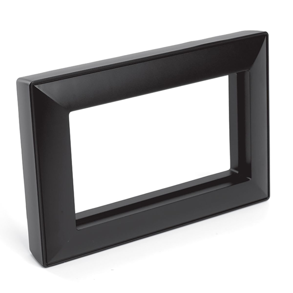 Рамка 2-местная (без перемычки), пластик, Stekker, PFR00-7012-05  Катрин, черный 50046