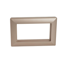 Рамка 2-местная (без перемычки), пластик, Stekker, PFR00-7012-02 Катрин, шампань 50049