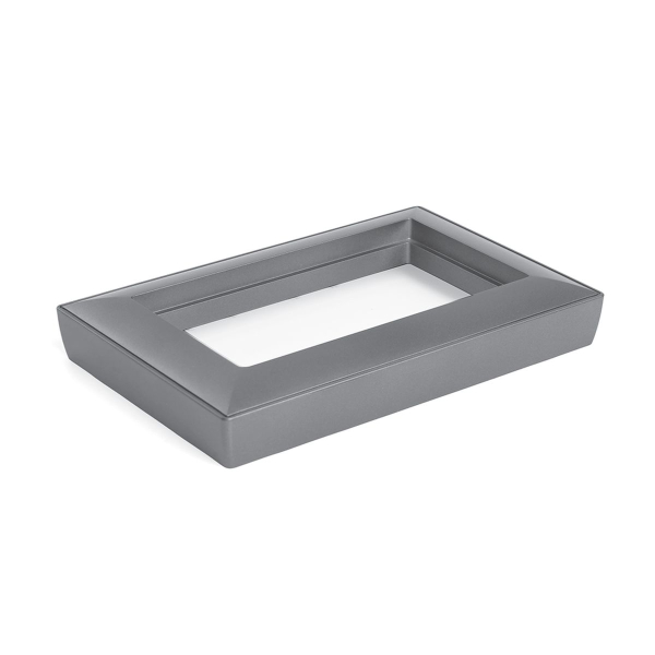 Рамка 2-местная (без перемычки), пластик, Stekker, PFR00-7012-06 Катрин, графит 50045