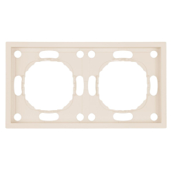 Рамка Stekker, PFR00-5002-08 2-местная Эмили, кашемир, soft touch 49911