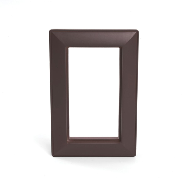 Рамка 2-местная (без перемычки), пластик, Stekker, PFR00-7012-04 Катрин, шоколад 50047