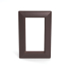 Рамка 2-местная (без перемычки), пластик, Stekker, PFR00-7012-04 Катрин, шоколад 50047