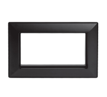 Рамка 2-местная (без перемычки), пластик, Stekker, PFR00-7012-05  Катрин, черный 50046