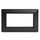 Рамка 2-местная (без перемычки), пластик, Stekker, PFR00-7012-05  Катрин, черный 50046