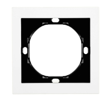 Рамка 1-местная, Stekker Мия, PFR00-3001-01, белая магнолия 50456