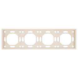 Рамка Stekker, PFR00-5004-08 4-местная Эмили, кашемир, soft touch 49913