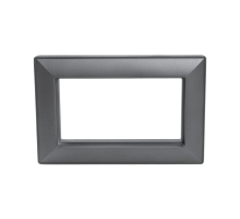 Рамка 2-местная (без перемычки), пластик, Stekker, PFR00-7012-06 Катрин, графит 50045