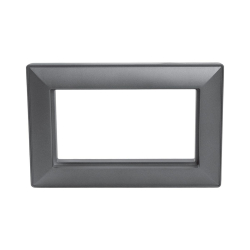 Рамка 2-местная (без перемычки), пластик, Stekker, PFR00-7012-06 Катрин, графит 50045