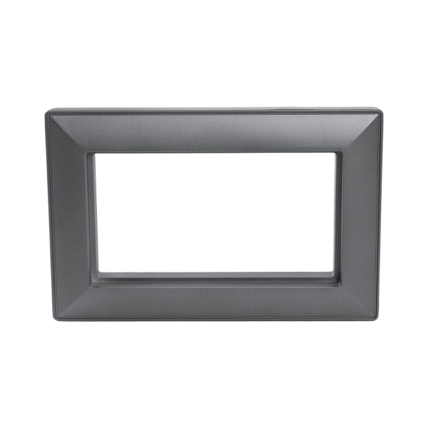 Рамка 2-местная (без перемычки), пластик, Stekker, PFR00-7012-06 Катрин, графит 50045