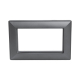 Рамка 2-местная (без перемычки), пластик, Stekker, PFR00-7012-06 Катрин, графит 50045