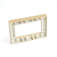 Рамка 2-местная (без перемычки), пластик, Stekker, PFR00-7012-08 Катрин, золото 50044