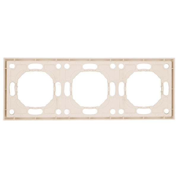 Рамка Stekker, PFR00-5003-08 3-местная Эмили, кашемир, soft touch 49912