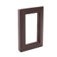Рамка 2-местная (без перемычки), пластик, Stekker, PFR00-7012-04 Катрин, шоколад 50047