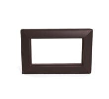 Рамка 2-местная (без перемычки), пластик, Stekker, PFR00-7012-04 Катрин, шоколад 50047