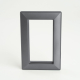 Рамка 2-местная (без перемычки), пластик, Stekker, PFR00-7012-06 Катрин, графит 50045