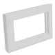 Рамка 2-местная (без перемычки), пластик, Stekker, PFR00-7012-01 Катрин, белый 50050